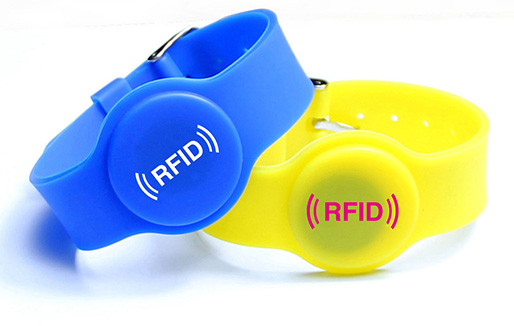 Pulseira de silicone RFID UHF