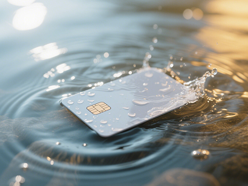 O segredo do cartão inteligente à prova d'água