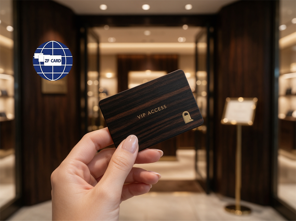 Cartão RFID de Madeira | Fabricante de Cartão Inteligente NFC de Madeira Personalizado e Ecológico na China